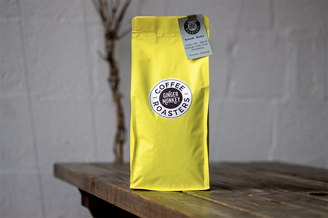 Ginger Monkey Coffee Beans from Cakesmiths